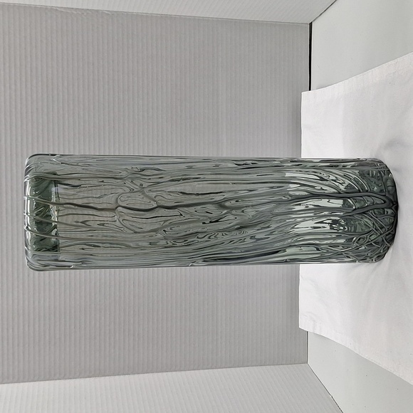 #AFF Blown glass vase smokey grey - Picture 2 of 6